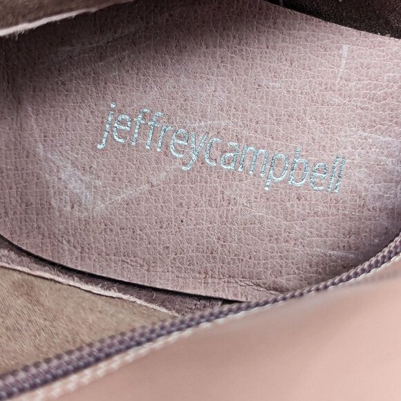 Jeffrey Campbell Maximal Lo Vintage 90s Inspired Square Toe Pink Boots size 10 - Picture 9 of 12